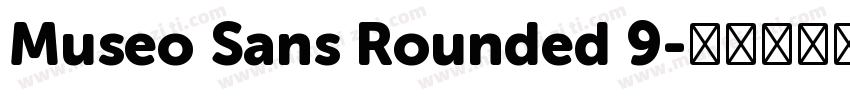 Museo Sans Rounded 9字体转换